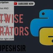 Bitwise Operators In Python In One Video Bitwise Operators In Python Bitwise Operators Tutorial