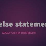 IF ELSE Statement Decision Making C Programming Language Malayalam Tutorial