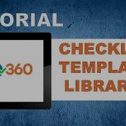 FTQ360 Tutorial Checklist Template Sharing Library