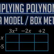 Multiplying Polynomials Area Model Box Method