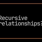 What Are Recursive Relationships DBMS