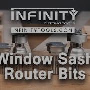 Infinity Cutting Tools Window Sash Router Bit Set