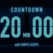 20 Minutes Countdown Timer Flip Clock With Simple Beeps