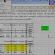 Spreadsheet Optimization With Excel