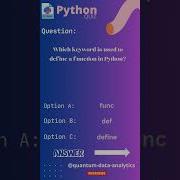 Python Quiz 30
