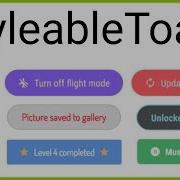 Styleable Toast Library Android Studio Tutorial