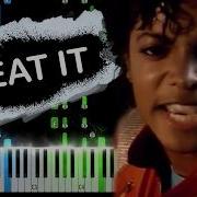 Michael Jackson Beat It Piano Tutorial