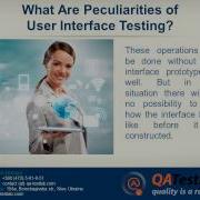 What Are Peculiarities Of User Interface Testing