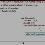 Other Java Streams Factory Methods