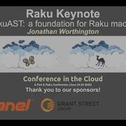 Jonathan Worthington RakuAST Raku Keynote