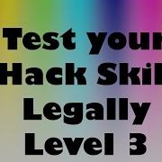 Test Your Hack Skills Legally Level 3