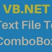 VB Net Tutorial How To Populate ComboBox From Text File