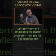 Difference Between A Sorted And An Ordered Collection Cracking The Java Coding Interview