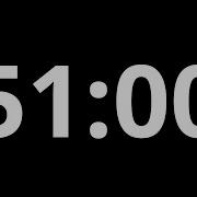 51 Minutes Timer With Black Background No Music