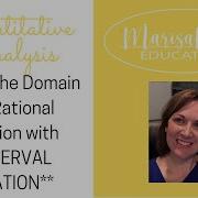 Writing The Domain Of A Rational Function With INTERVAL NOTATION
