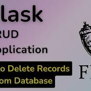 Flask CRUD Application How To Delete Records From Database In Flask SQLAlchemy In HINDI