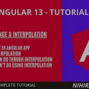 Interpolation In Angular First Change In Angular App Angular 13 Tutorial 3