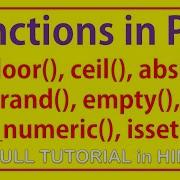 Phptutorial5 Math Functions In Php Empty And Isset Function In Php Is Numeric Php Function