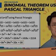 Binomial Theorem Pascal S Triangle Precalculus