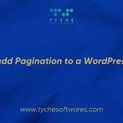 How To Add Pagination To A WordPress Page
