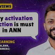 Why Activation Function Is Must In ANN Artificial Neural Network