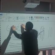 To Demonstrate GAOKE Interactive Whiteboard And Projector