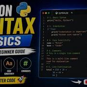 Python Syntax Basics In 10 Minutes Indentation Comments Rules Hindi