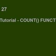 SQLite Tutorial Part 27 COUNT FUNCTION IN SQLITE