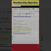 10 Membership Operators In Not In Operators Python Coding