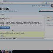 Installing Firebug Firepath In Firefox