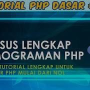 Pengenalan PHP Tutorial PHP Dasar 01