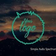 Simple Audio Spectrum Music Visualizer After Effects Template