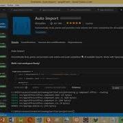 Visual Studio Code Extension Auto Import