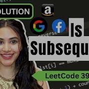 Is Subsequence LeetCode 392 Python