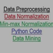 Data Preprocessing Data Normalization Python Code