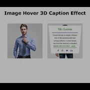 How To Make Image Hover 3D Caption Effect And Also Responsive Using Only HTML CSS SFC