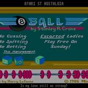 Atari ST Nostalgia 8 Ball Monochrome