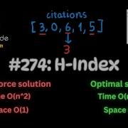 H Index Python LeetCode 274