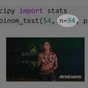 G5 Python Binomial Test