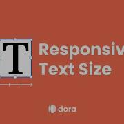 Dora Tutorial Responsive Font Size