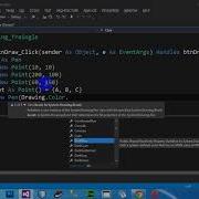 Managing Graphics Drawing A Triangle In VB NET 2012