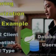Spring Authorization Server Example With OAuth 2 Client Credentials Grant Type And Database Users