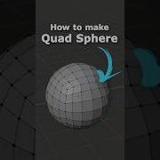 How To Make A Quad Sphere In Blender Blender Cgian 3d Blenderian