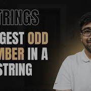 DSA In Python Largest Odd Number In String Greedy Right To Left Scan O N Part 219 Hindi