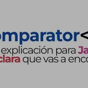 Cómo Funciona Comparator En Java