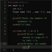 C Program To Calculate Average Using Arrays Education Cprogramming Shorts