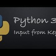 Python 3 Input From Keyboard