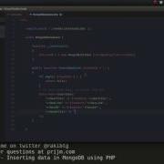Insert Data In MongoDB Using PHP Part 2