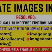 Create Image In PHP Imagecreate In PHP Solved Issue Call To Undefined Function Imagecreate