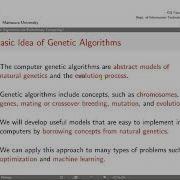 Soft Computing L02 Genetic Algorithms And Evolutionary Computing Part I
